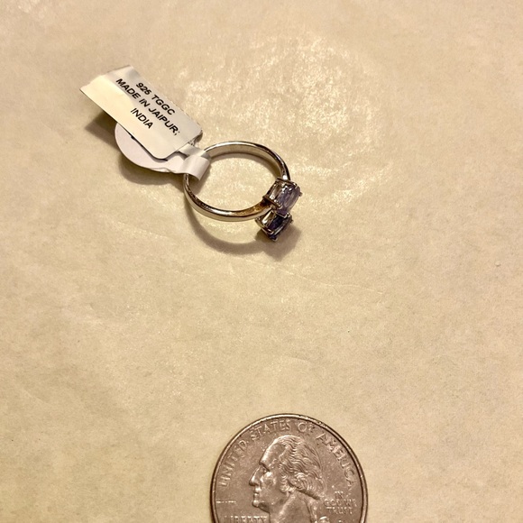 Sterling Silver Tanzanite Ring sz 7 NEW - Picture 5 of 7